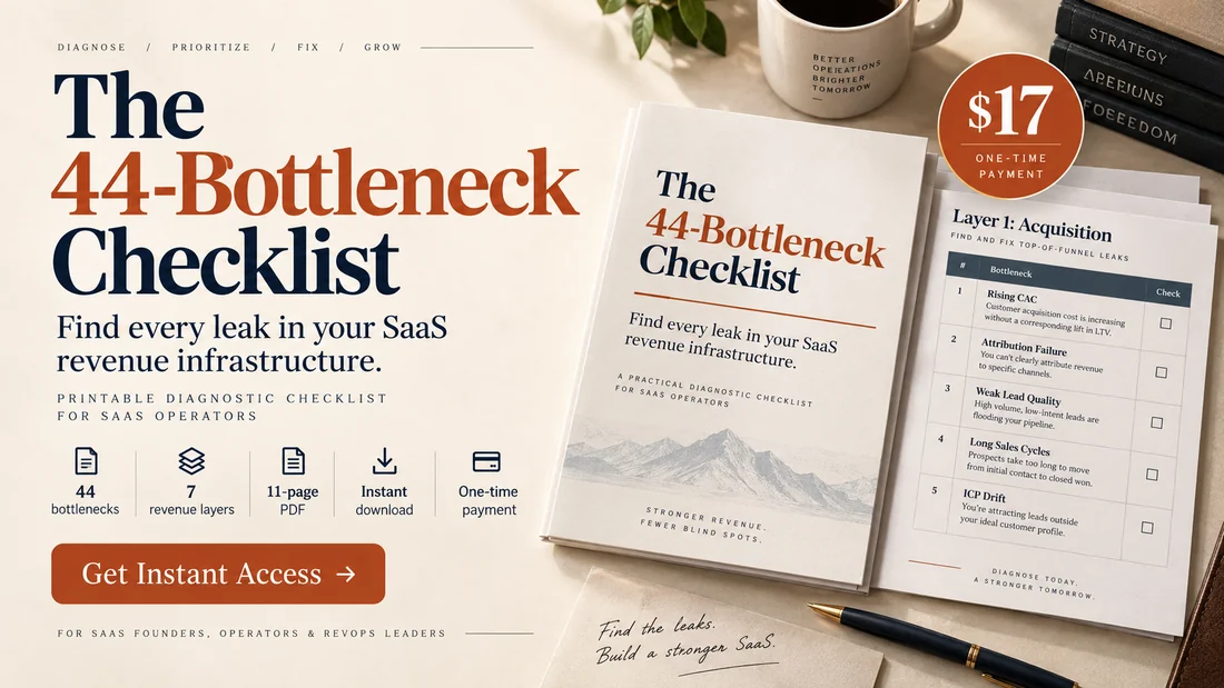 The 44-Bottleneck Checklist cover