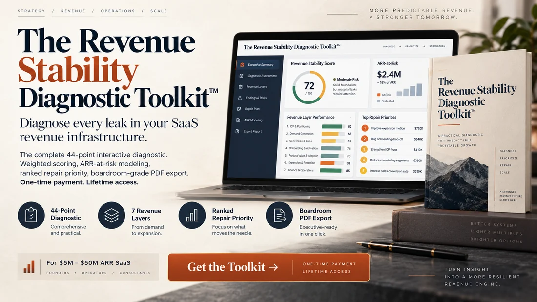 The Revenue Stability Diagnostic Toolkit cover